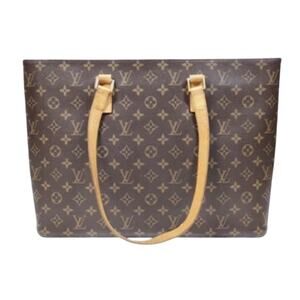 Louis Vuitton LV Shoulder Bag Luco Brown Monogram  EUC
